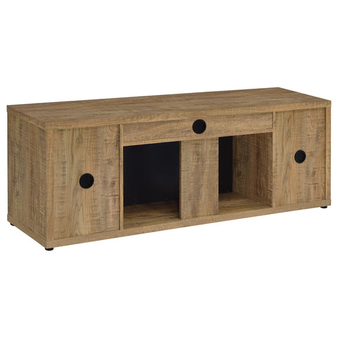 Atlas 60-inch 2-door TV Stand Fireplace Media Console Mango