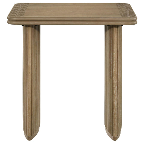 Monsen 3-piece Wood Coffee Table Set Distressed Light Brown