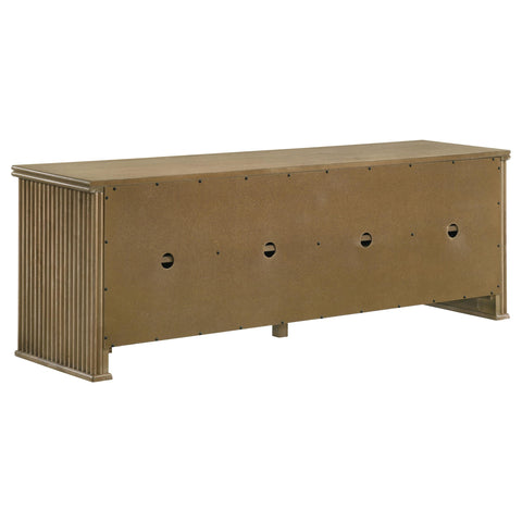 Monsen 70-inch TV Stand Media Console Distressed Light Brown