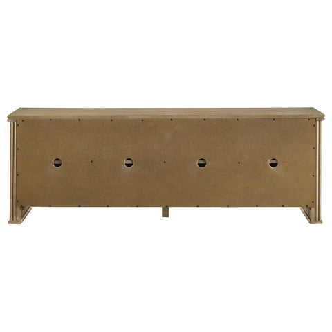 Monsen 70-inch TV Stand Media Console Distressed Light Brown