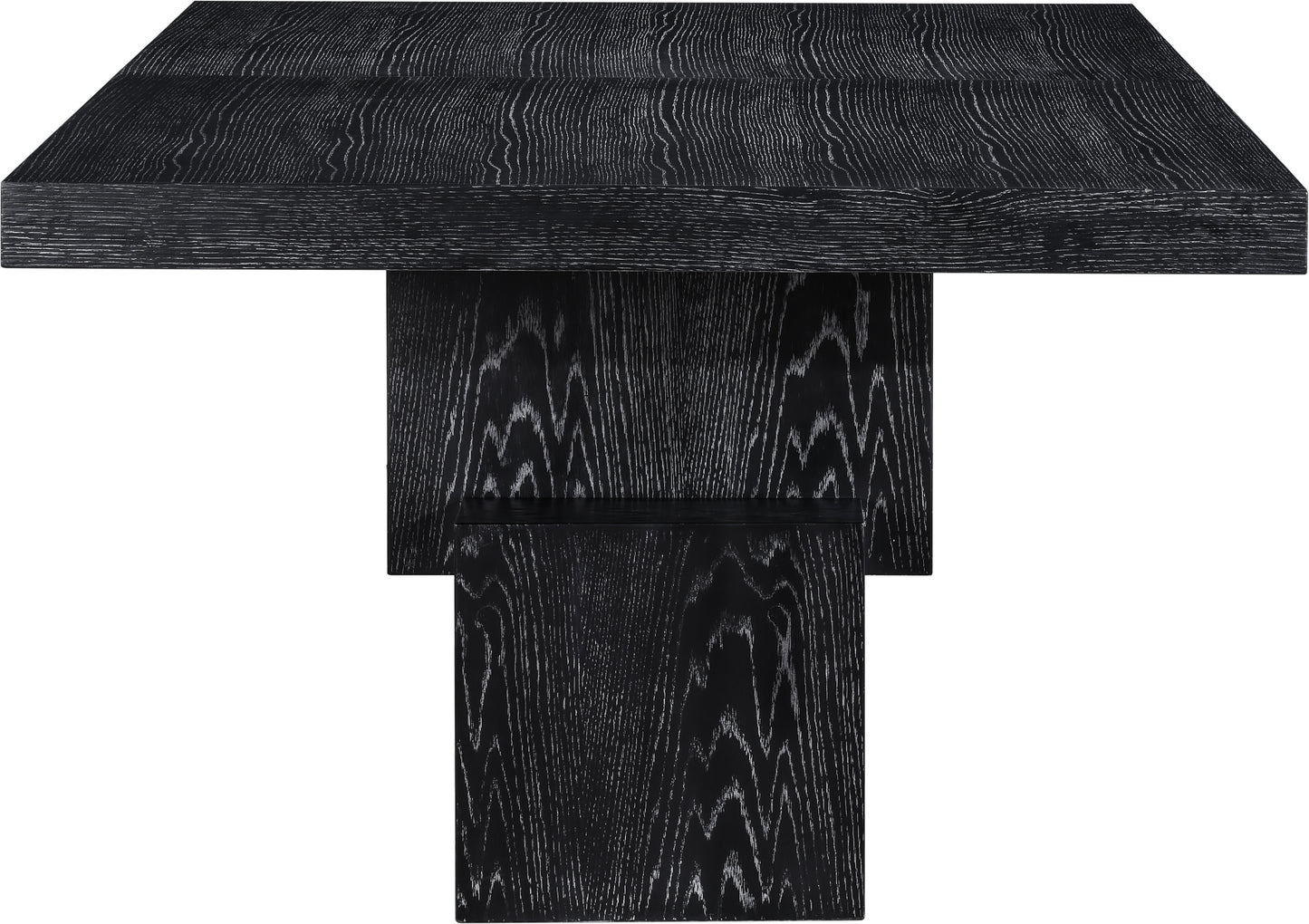 everett black dining table (3 boxes)