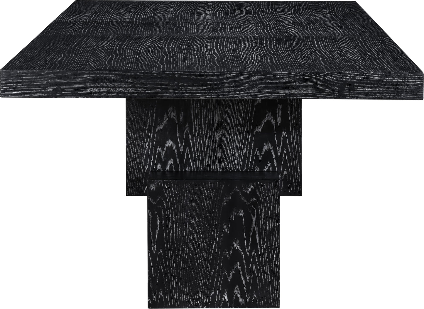 everett black dining table (3 boxes)