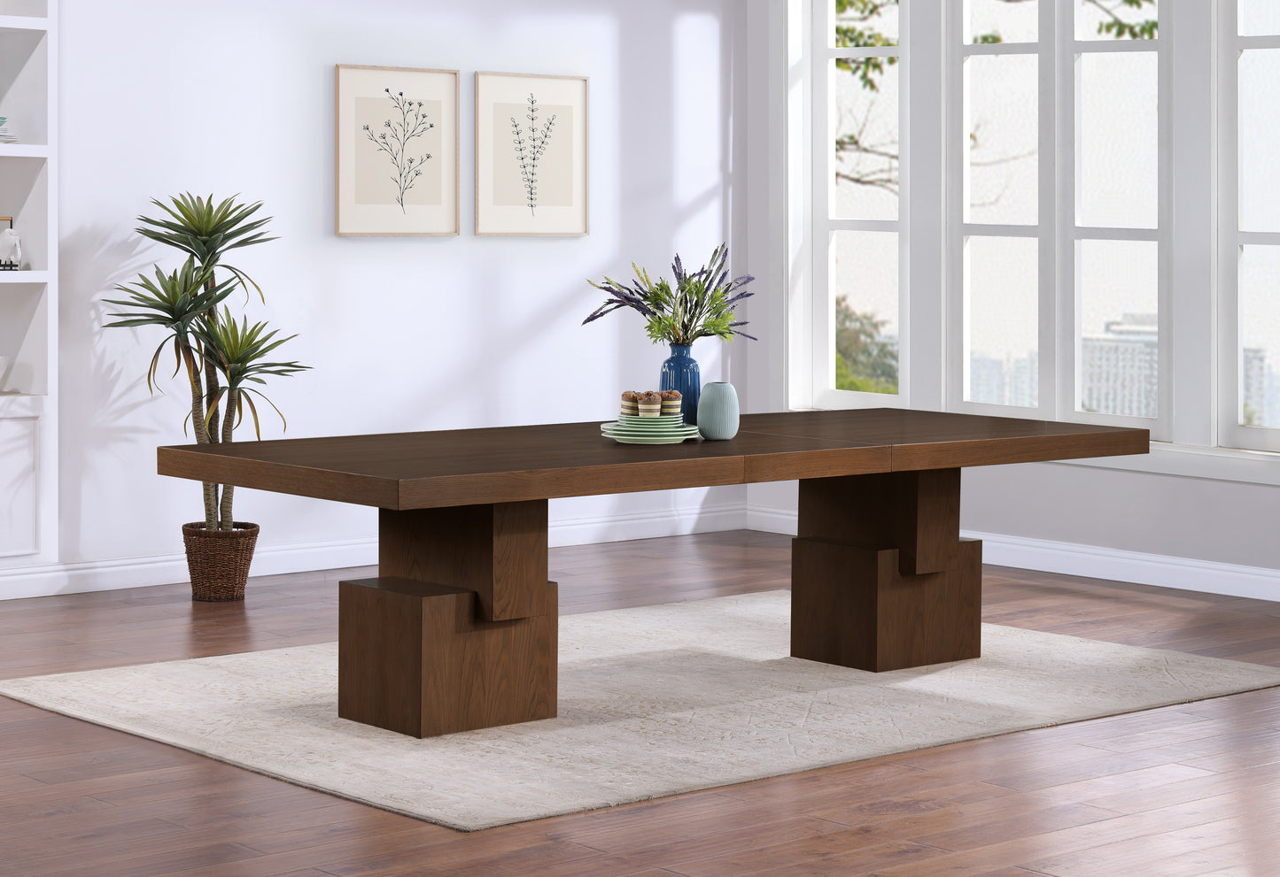 everett brown dining table (3 boxes)