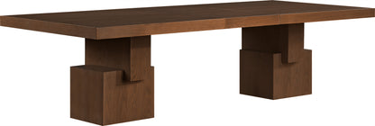 Everett Brown Dining Table (3 Boxes)