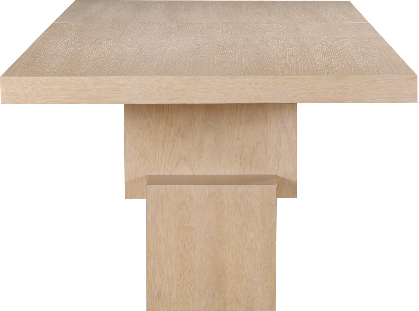 everett oak dining table (3 boxes)