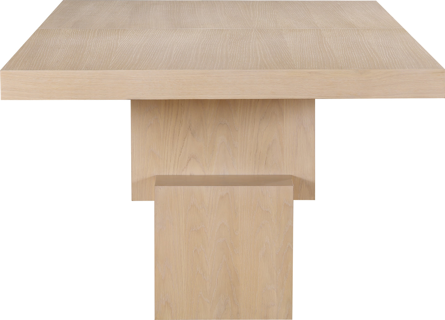 everett oak dining table (3 boxes)