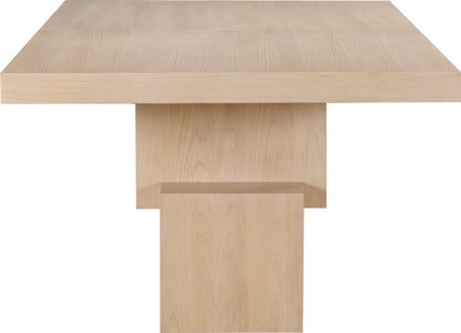 Everett Oak Dining Table (3 Boxes)