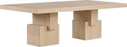 Everett Oak Dining Table (3 Boxes)