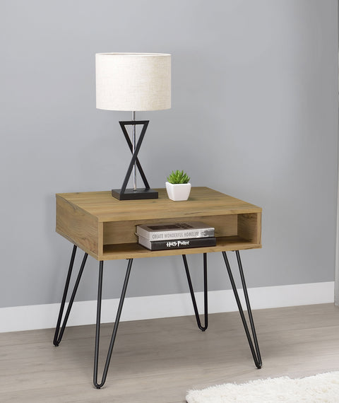 Appledale Engineered Wood Side End Table Golden OakGolden Oak