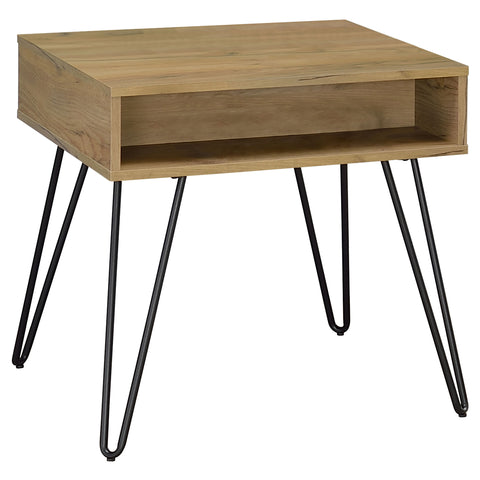 Appledale Engineered Wood Side End Table Golden OakGolden Oak