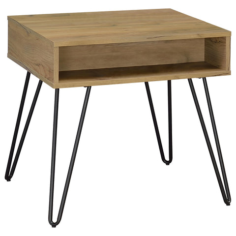 Adderley 2-piece Lift Top Coffee and End Table Set Golden Oak
