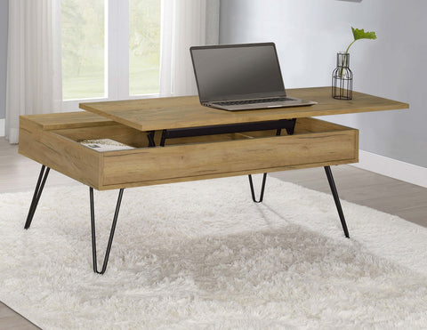 Appledale Engineered Wood Lift Top Coffee Table Golden OakGolden Oak