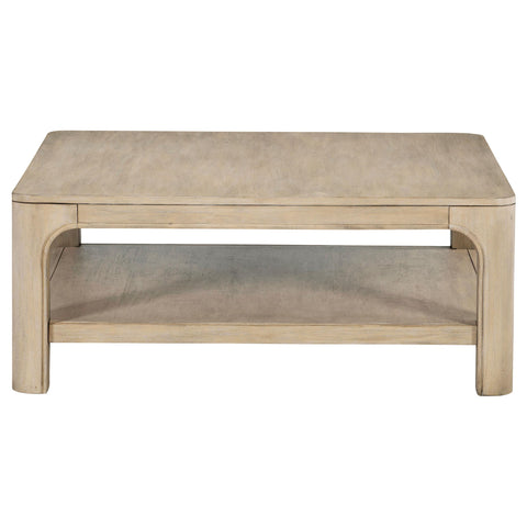Cazen 2-piece Square Coffee Table Set Weathered Mango