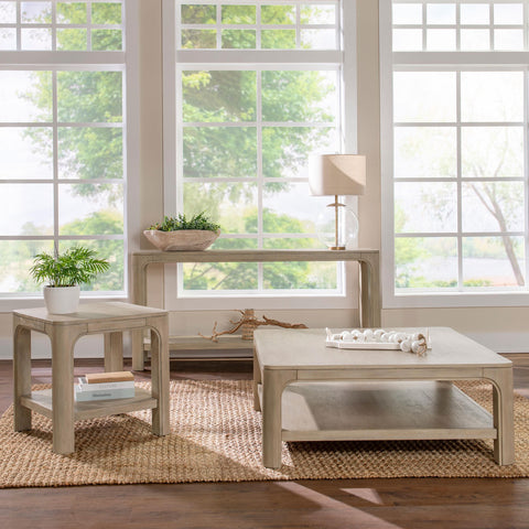 Cazen 64-inch Entryway Console Sofa Table Weathered Mango