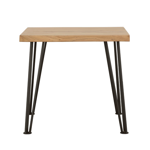 Dorinda Square Wood Top Coffee Table Natural BrownNatural