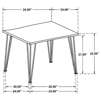 Gabriel 3-piece Rectangular Coffee and End Table Set Natural