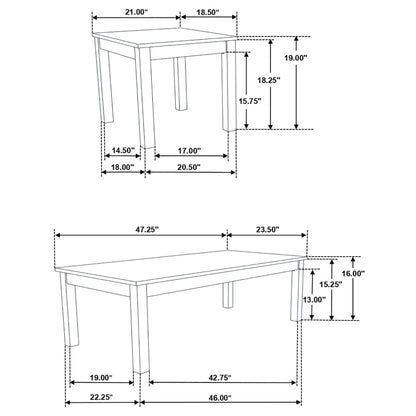 3 Pc Coffee Table Set