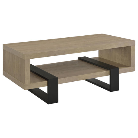 Cassia Engineered Wood Cocktail Coffee Table Latte