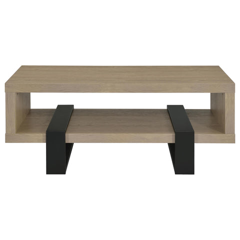 Cassia Engineered Wood Cocktail Coffee Table Latte