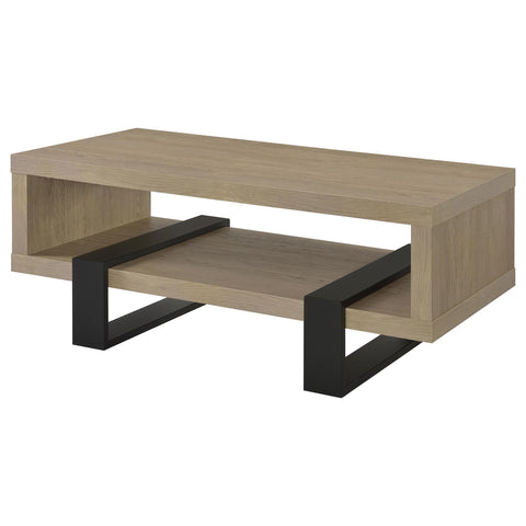 Cassia Engineered Wood Cocktail Coffee Table Latte