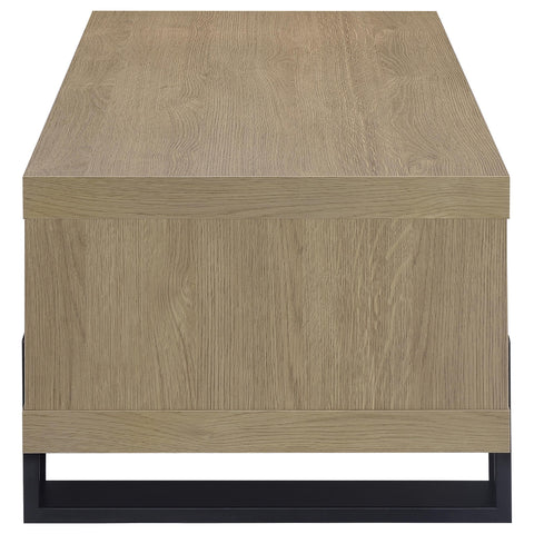 Cassia Engineered Wood Cocktail Coffee Table Latte
