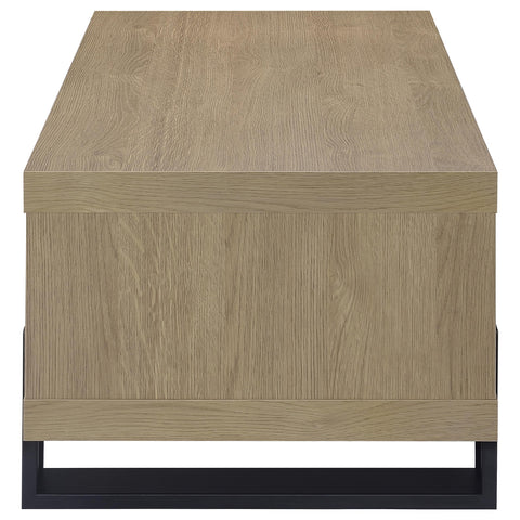 Cassia Engineered Wood Cocktail Coffee Table Latte
