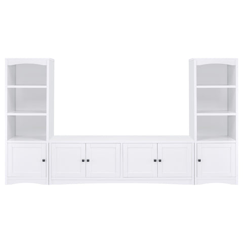 Nadia 3-piece Entertainment Center TV Stand WhiteWhite