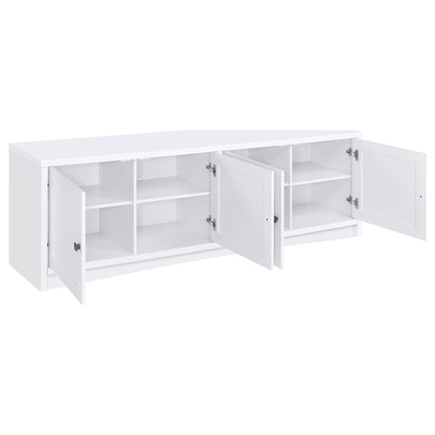 Nadia 3-piece Entertainment Center TV Stand WhiteWhite
