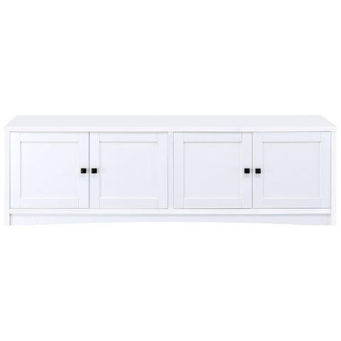 Nadia 4-door Engineered Wood 78-inch TV Stand WhiteWhite