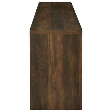 Nadia 4-door Engineered Wood 78-inch TV Stand Dark PineDark Pine