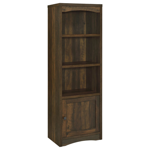 Nadia 3-shelf Engineered Wood Media Tower Dark PineDark Pine