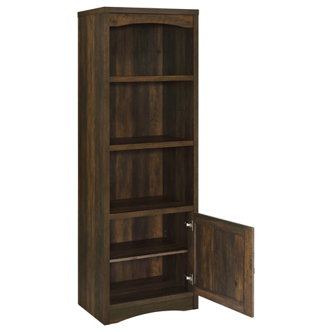 Nadia 3-shelf Engineered Wood Media Tower Dark PineDark Pine