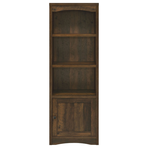 Nadia 3-shelf Engineered Wood Media Tower Dark PineDark Pine