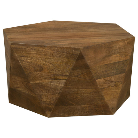 Elle 3-piece Solid Wood Coffee and End Table Set Natural