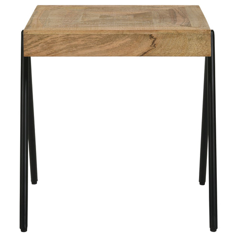 Kaelyn 3-piece Solid Mango Coffee and End Table Set Natural