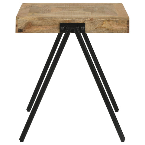 Kaelyn 3-piece Solid Mango Coffee and End Table Set Natural