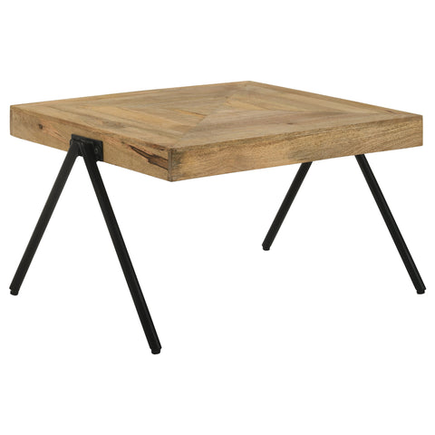 Kaelyn 3-piece Solid Mango Coffee and End Table Set Natural