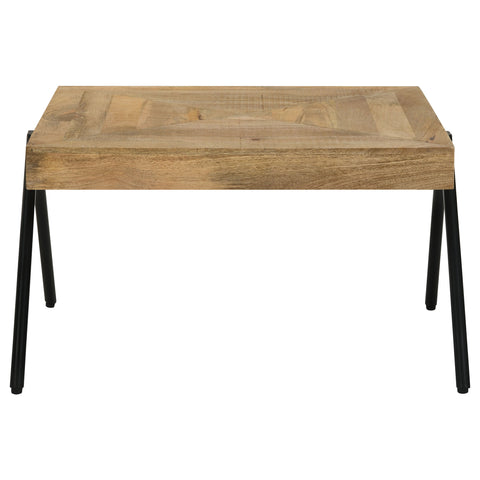 Kaelyn 3-piece Solid Mango Coffee and End Table Set Natural