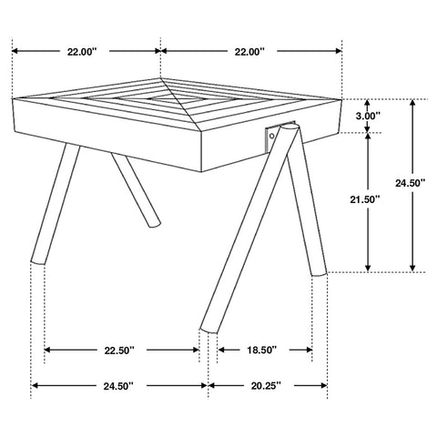 Kaelyn 3-piece Solid Mango Coffee and End Table Set Natural