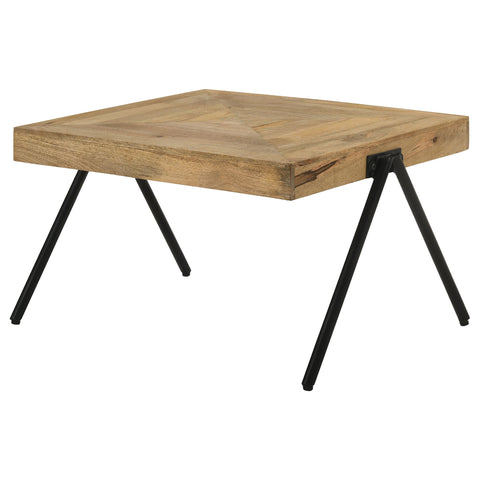 Earnest Rectangular Solid Mango Wood Coffee Table NaturalNatural