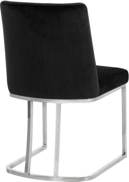 Winnie Black Velvet Dining Chair