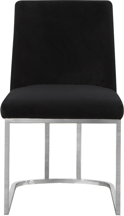 Winnie Black Velvet Dining Chair