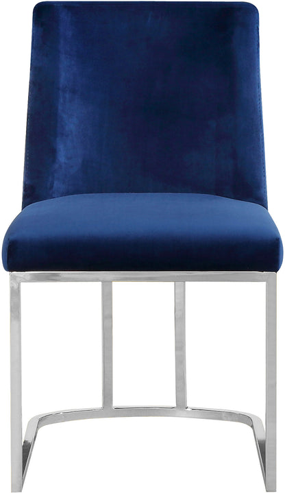 Winnie Navy Velvet Dining Chair