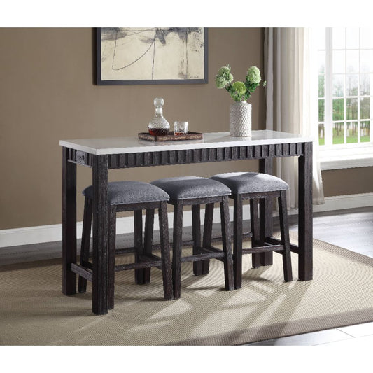 4PC PACK COUNTER HEIGHT TABLE SET