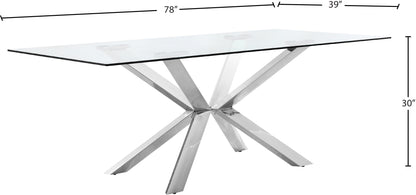 Shell Chrome Dining Table T