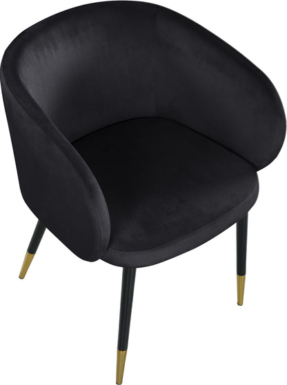 Andaz Black Velvet Dining Chair C