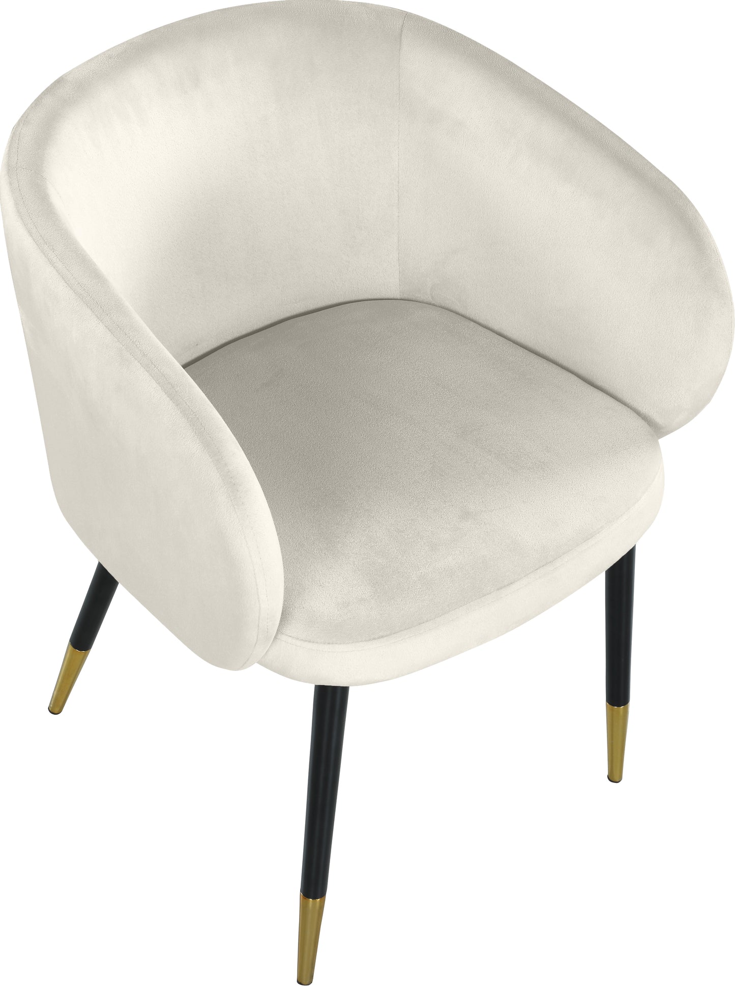 andaz cream velvet dining chair c