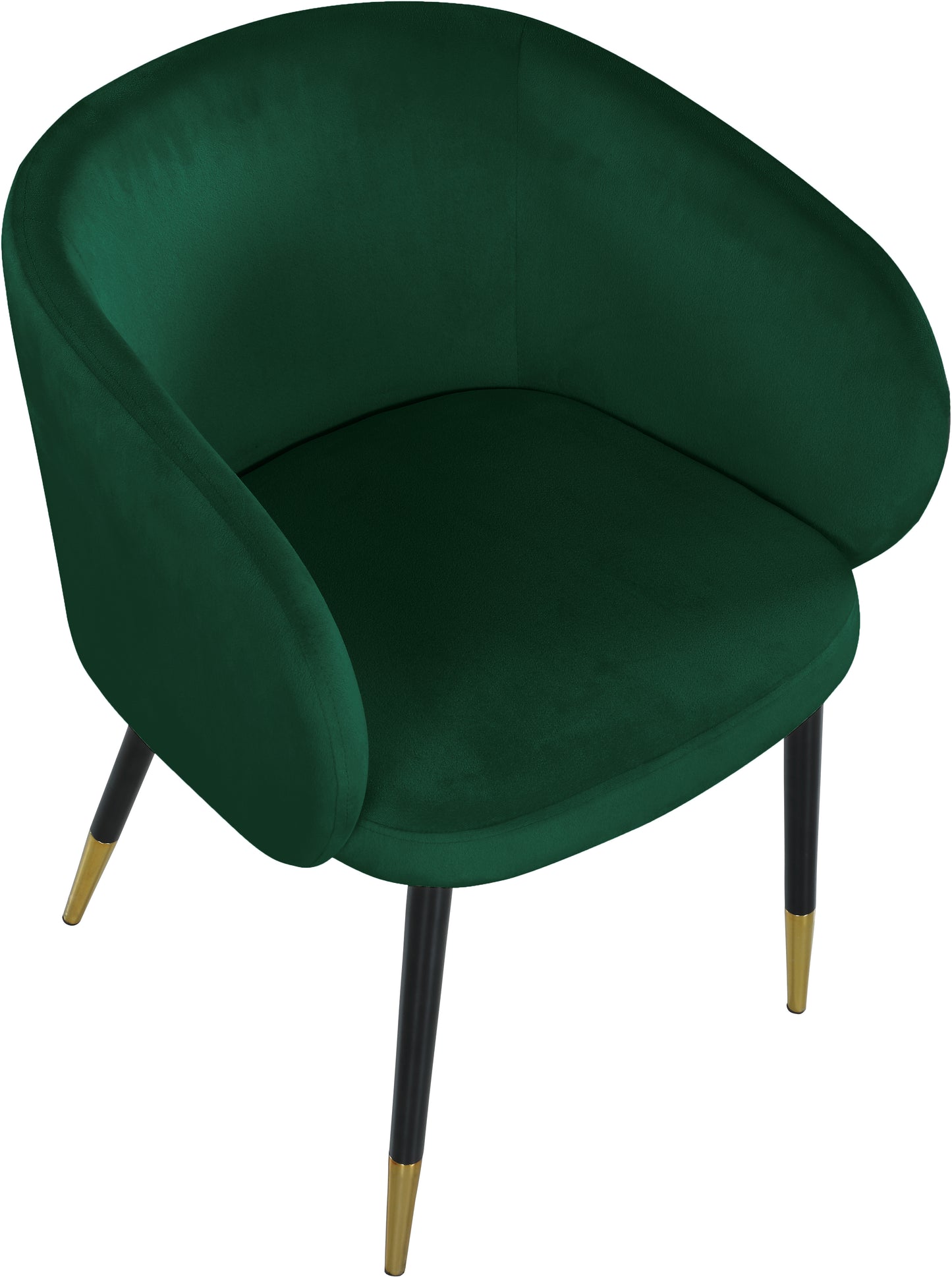 andaz green velvet dining chair c