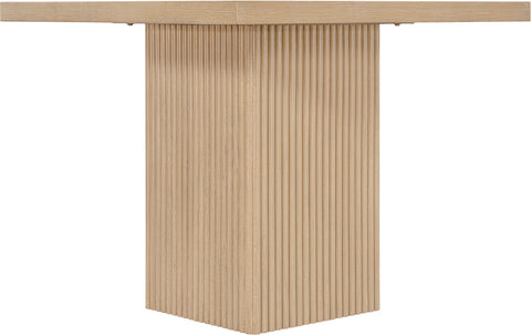 Willow 36" Natural Solid Wood And Oak Veneer Dining Table / Card Table, 1 Piece