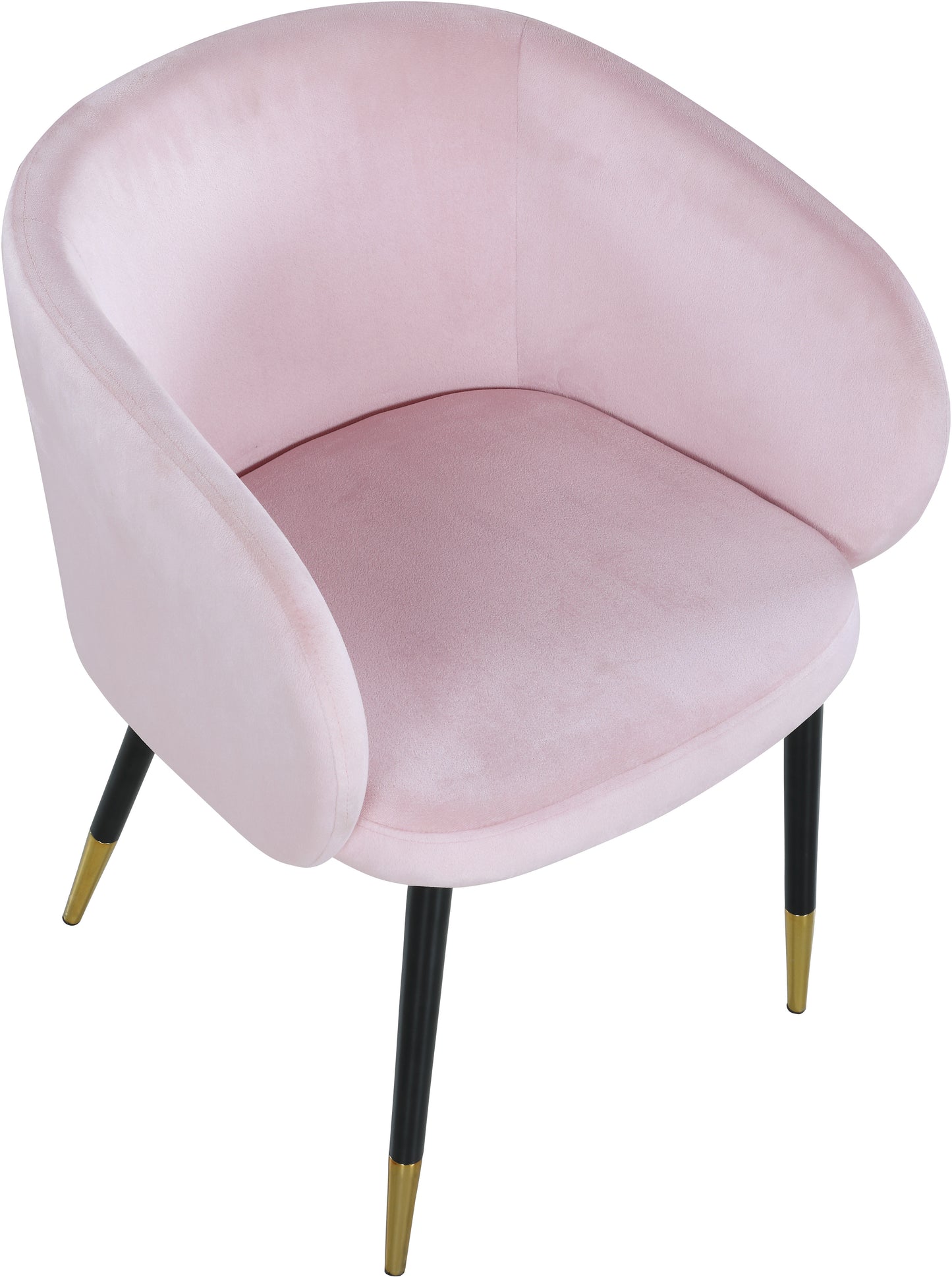 andaz pink velvet dining chair c